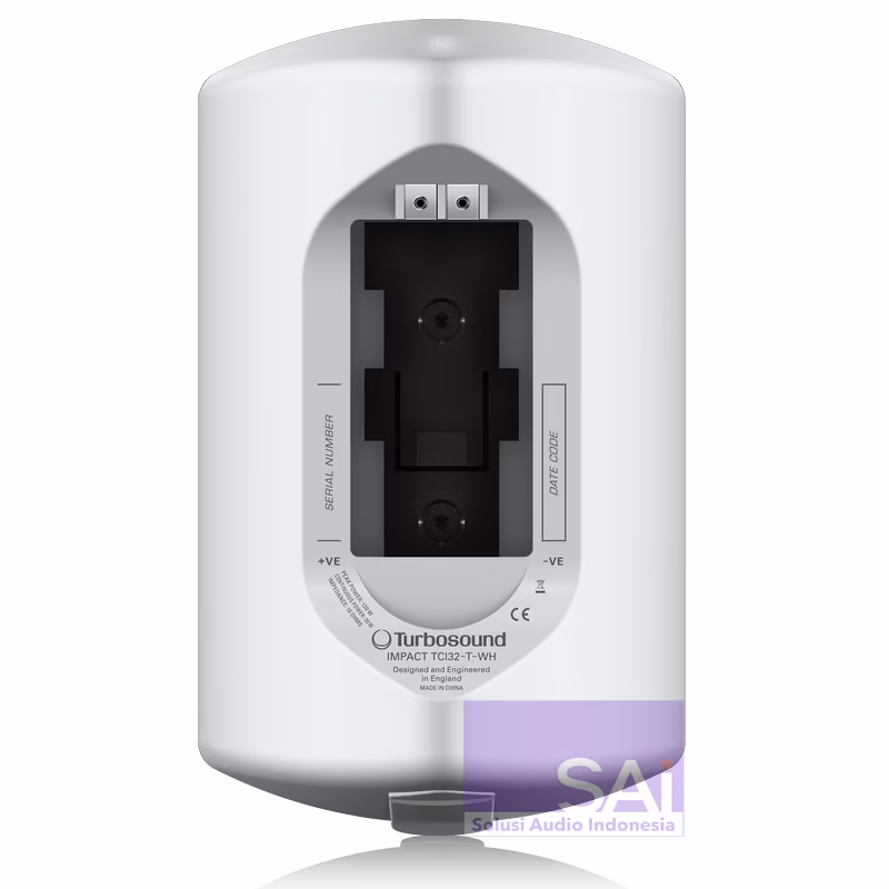 Turbosound IMPACT TCI32-TR WH Speaker Dinding Pasif 3.5 Inch 2 Way 16 Ohm 120 Watt (High Impedance, Waterproof) - Image 3