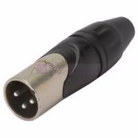 Amphenol AX3M Jack Konektor Canon XLR Male Kaki 3 / 3 Pin