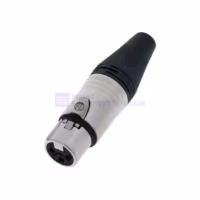 Neutrik NC3FXX Jack Konektor Canon XLR Male Kaki 3 / 3 Pin