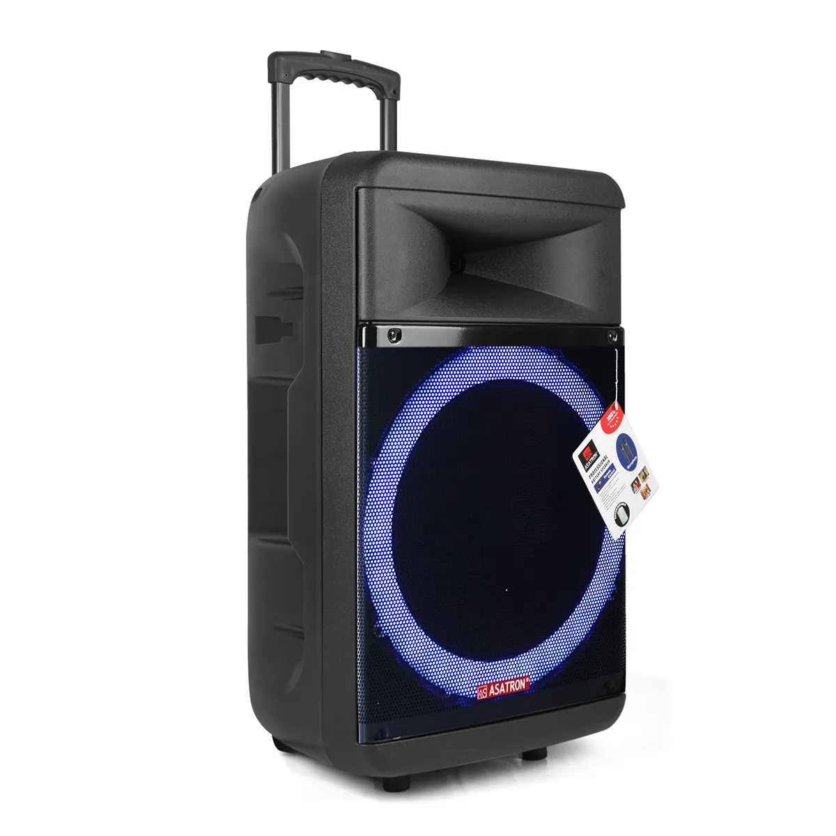 Asatron Hollywood Speaker Meeting Portable Wireless 15 Inch 2 Way 50 Watt - Image 2