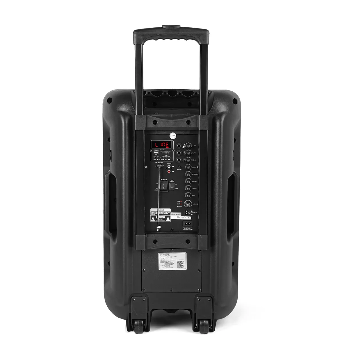 Asatron Hollywood Speaker Meeting Portable Wireless 15 Inch 2 Way 50 Watt - Image 3