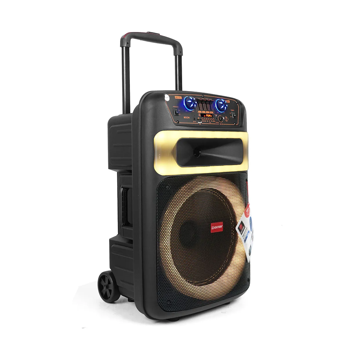 Asatron Moon Speaker Meeting Portable Wireless 12 Inch 2 Way 40 Watt - Image 2