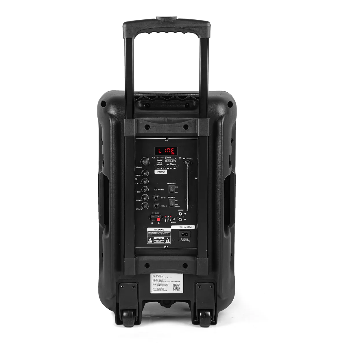 Asatron Puma Speaker Meeting Portable Wireless 12 Inch 2 Way 30 Watt - Image 4