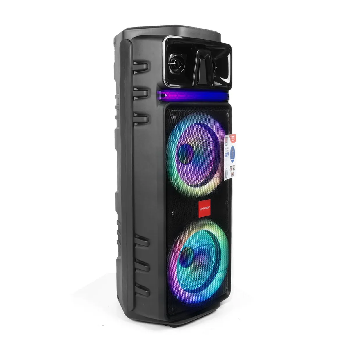 Asatron Top Speaker Meeting Portable Wireless 2x10 Inch 2 Way 40 Watt - Image 2