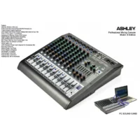Ashley 8-Edition Mixer Audio Analog 8 Channel (Bluetooth, USB, EQ, Efek)