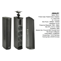 Ashley CM-41 Speaker Column Pasif 4×5 Inch 2 Way 8 Ohm 200 Watt