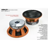 Ashley Compour-12S Speaker Mid Bass 12 Inch 8 Ohm 2000 Watt