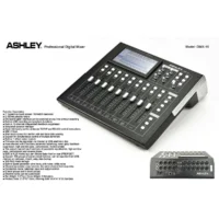 Ashley DMX-16 Mixer Audio Digital 16 Channel 9 Fader