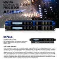 Ashley DSP260+ DLMS Speaker Mangement 2×6 (2 Input 6 Output)