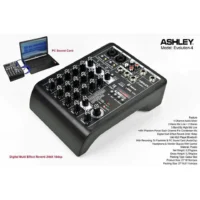 Ashley Evolution-4 Mixer Audio Analog 4 Channel (Bluetooth, USB, Efek, EQ)