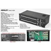 Ashley GQ50 Graphic Equalizer 31 Band 2 Channel