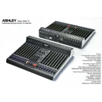 Ashley Hero-16 Mixer Audio Analog 16 Channel (Bluetooth, USB Audio Interface, USB MP3 Player, Efek, EQ, Phantom)