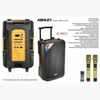 Ashley IR600 Speaker Meeting Portable Wireless 15 Inch 2 Way 600 Watt