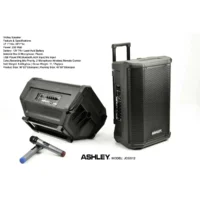 Ashley JOSS12 Speaker Meeting Portable Wireless 12 Inch 2 Way 200 Watt