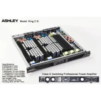 Ashley King 2.3R Power Amplifier 2 Channel Class D 3000 Watt