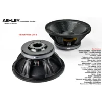 Ashley LF18V500 Speaker Woofer 18 Inch 8 Ohm 2600 Watt