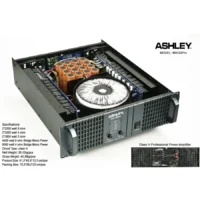 Ashley MH20PRO Power Amplifier 2 Channel Class H 2000 Watt