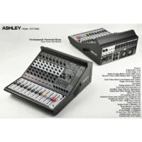 Ashley NR10000 Power Mixer Analog 8 Channel
