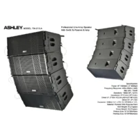 Ashley TW-210LA Speaker Line Array Pasif 2×10 Inch 2 Way 8 Ohm 1060 Watt