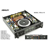 Ashley TdFour-15 Power Amplifier 4 Channel Class TD 1500 Watt