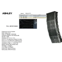 Ashley Vegas 112LA Speaker Line Array Pasif 12 Inch 2 Way 8 Ohm 980 Watt (Bi-Amp)