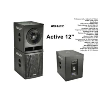 Ashley Zoom 112 ACT Subwoofer Aktif 12 Inch 2400 Watt