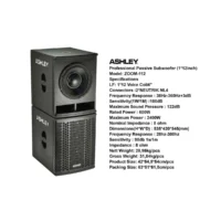 Ashley Zoom 112 Subwoofer Pasif 12 Inch 8 Ohm 2400 Watt