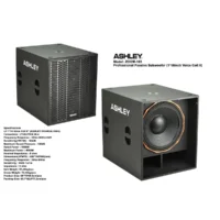 Ashley Zoom 185 Subwoofer Pasif 18 Inch 8 Ohm 4000 Watt