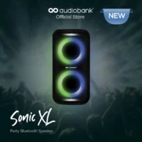 Audiobank Sonic XL Speaker Portable Wireless 2×6.5 Inch 2 Way 60 Watt