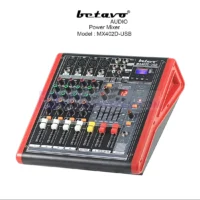 BETAVO MX-402 USB Power Mixer 4 Channel 150 Watt (Bluetooth, USB, Efek EQ)