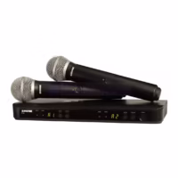 Shure BLX288/PG58 Dual Channel Wireless Handheld Microphone System