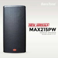 Baretone MAX215PW Speaker Pasif 2×15 Inch 2 Way 8 Ohm 800 Watt