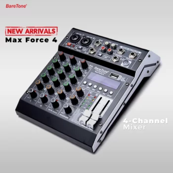 Baretone Max Force 4 Mixer Analog 4 Channel