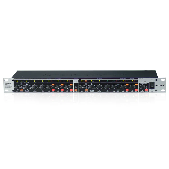 Betavo BCO-3800 Crossover Audio 2 Channel Stereo 2 Way / 3 Way / 4 Way