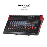Betavo MX-8 Mixer Audio Analog 8 Channel (Bluetooth, USB, Effect, EQ, Phantom)