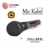 Crimson PRO 8.0 Mic Kabel Pegang Handheld Dynamic Cardioid