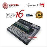 Crimson Sound Signature 16 Mixer Analog 16 Channel