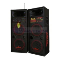 DAT 12200 ROCK VINYL Speaker Aktif Pasif 2×12 Inch 2 Way