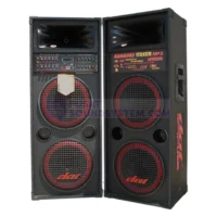 DAT 12200 ROCK WOOL Speaker Aktif Pasif 2×12 Inch 2 Way