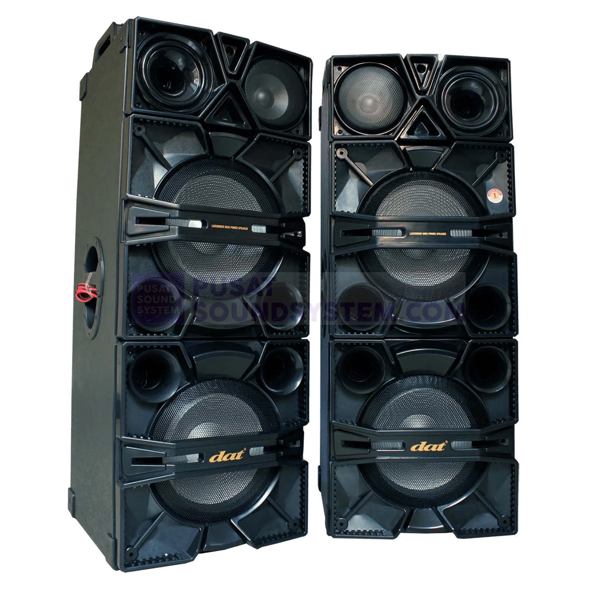 DAT DX122 Speaker Aktif Pasif 2x12 Inch 3 Way