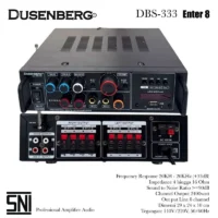 DUSENBERG DBS 333 ENTER Enter 8 Amplifier Mixer 8 Output 2400 Watt