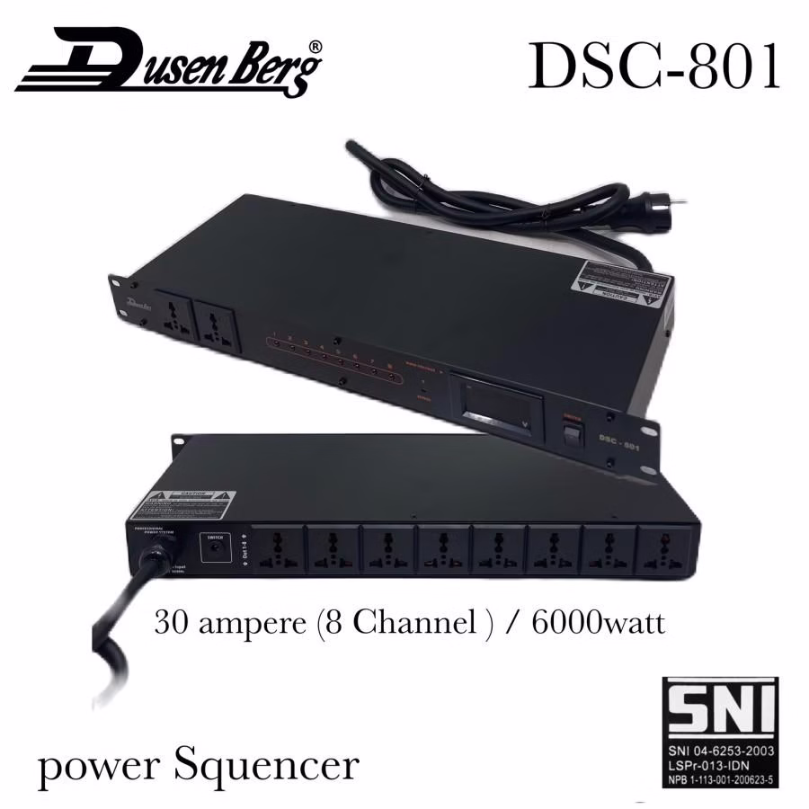 DUSENBERG DSC 801 Power Sequencer 8 Channel