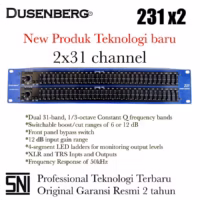 Dusenberg 231 x2 Graphic Equalizer 31 Band 2 Channel