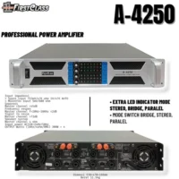 Professional Power Amplifier Firstclass FCA 4250 | Power AMPLI FC A4250 4CH 4 channel