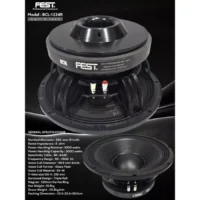 FEST BCL 1224R Speaker Mid Bass 12 Inch 8 Ohm 2000 Watt