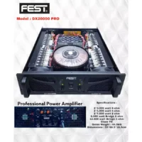 FEST DX20000 Power Amplifier 2 Channel Class TD 3000 Watt