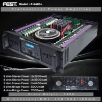 FEST F 4400+ Power Amplifier 2 Channel Class GB 2200 Watt
