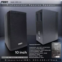 FEST HNS-110 Speaker Pasif 10 Inch 2 Way 8 Ohm 1200 Watt