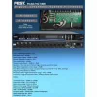 FEST MG 4800 DLMS Speaker Management 4×8 (4 Input 8 Output)