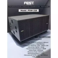 FEST PSW 218 Subwoofer Pasif 2×18 Inch 4 Ohm 8000 Watt